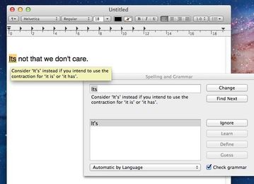 Check Your Grammar As You Type [OS X Tips]