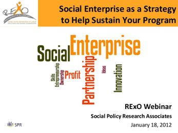 Intro to Social Enterprises (Webinar 1 18 12)