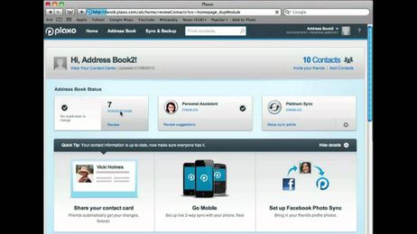 Plaxo Personal Assistant Tutorial