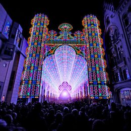 A Cathedral Made from 55,000 LED Lights