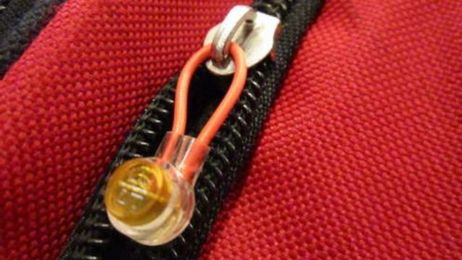 Replace a Broken Zipper Slide with a Telephone Wire Connector