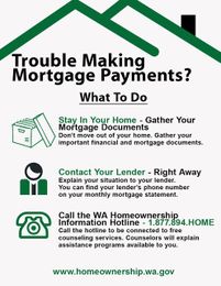 Infographic: Trouble Making Mortgage Payment? What to do