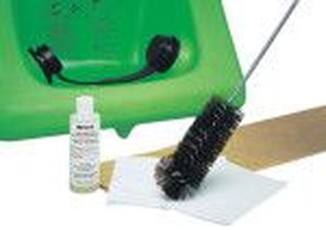 Suggestions for cleaning eyewash stations (gravity fed) and eyewash showers