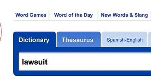 Wants to Use Dictionary Definitions