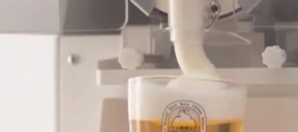 Soft-serve frozen foam: Can it keep beer colder longer?