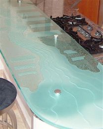 Custom Glass Counter Tops