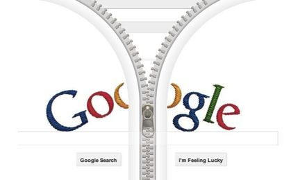 Unzip Google with Interactive Zipper Doodle: Who's Gideon Sundbäck?