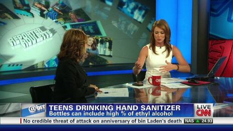 Hand sanitizer: The new vodka for teens?
