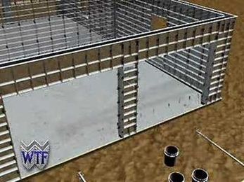 Concrete Forms Construction of Reinforced Concrete Walls