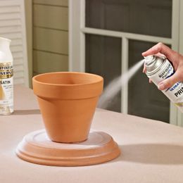 Turn Terra Cotta Pots into Serving Stands