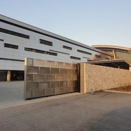 Here's a set of custom security gates made entirely out of stainless steel.  ...