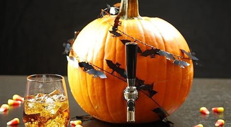 How to Make a Halloween Pumpkin Keg