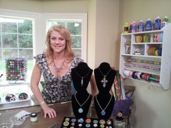 Art Glass Clay. Firing glass in the microwave!