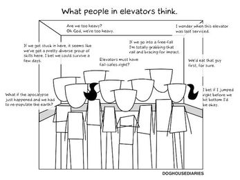Comic: What People In Elevators Think