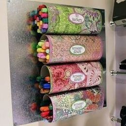 Recycled Craft Supply Organizers