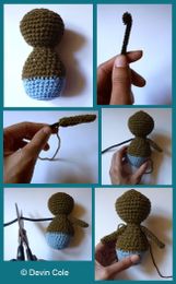 How to Make a Posable Amigurumi Doll