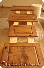 How to paint your kitchen cabinets {professionally}