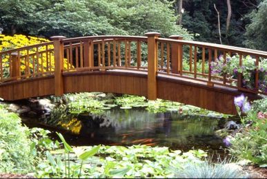 Add a Bridge to Your Pond or Landscape