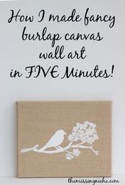 Burlap Decor and Crafts
