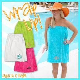 Monogrammed Spa Wraps Make Great Gifts!