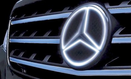 Is that star on your Mercedes grille too subtle? Light 'er up (for just $550)