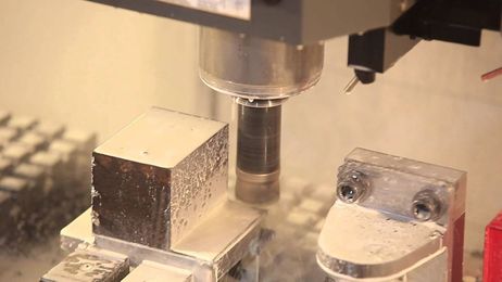 Multistage CNC Milling a Hinge from a 30KG Block
