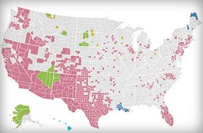 Mapping where English is not the language at home