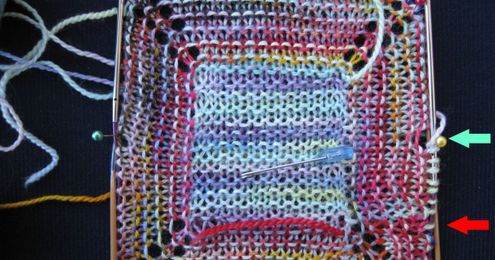 No-Purl Garter Stitch In-The-Round