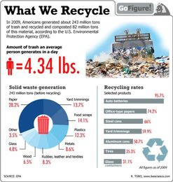 What We Recycle (Infographic)