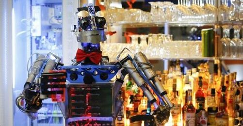 One-Armed Robot Bartenders And Smart Phone Home Breweries