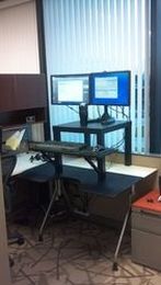 BEHOLD the Stand up DESK!
