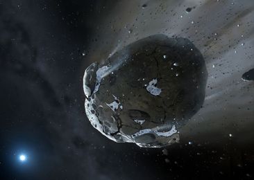 Watery asteroid discovered around dying star points to habitable exop