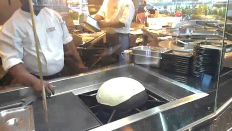Cooking Naan in a Beech Tandoor