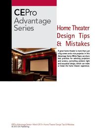 Home Theater Design Tips & Mistakes