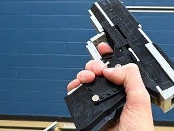 If only this Call of Duty Lego 9mm handgun fired real bricks