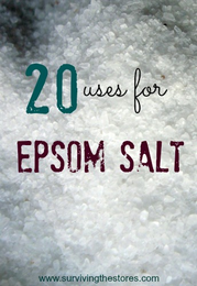 20 Ways to Use Epsom Salt