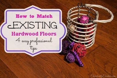 How to match existing hardwood floors
