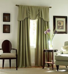 Draperies: good for entertaining and everyday living