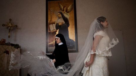An Italian Monastery Becomes a Fashion Destination for Brides in a Frugal Era