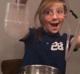 Dry Ice Bubble Experiment