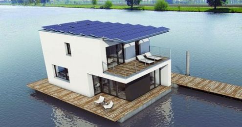 Solar-Powered Autarkhome House Boat Brings Passivhaus Living to the High Seas