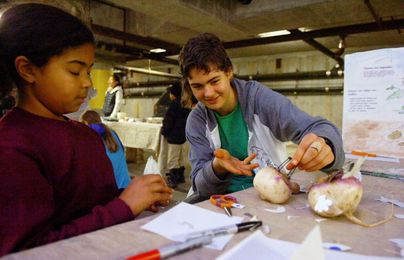 Medford Girl Scout Kate Mitchell helping kids eat right