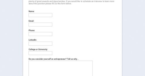 Running Start Student Ambassador Internship Opportunity