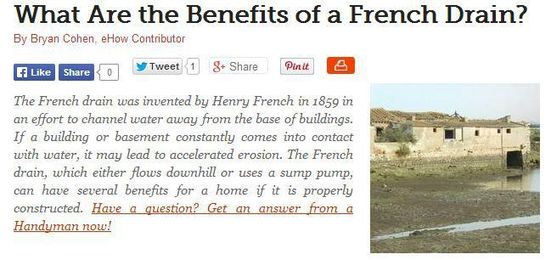 NJ Basement waterproofing companies offer French drains for your home