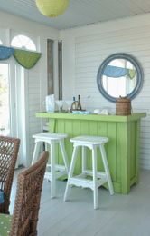 11 Coastal Room Ideas for Aqua and Lime Color Combo!