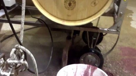 The barrels get a bath!