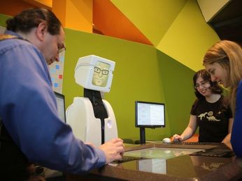 Victor the trash-talking robot hates losing at Scrabble