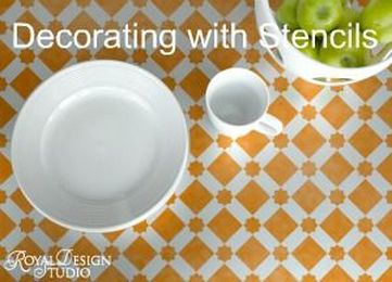 Decorating with Stencils to Turn a New House into Your Home
