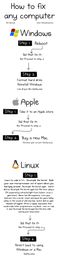 How To Fix Any Computer in 2 Easy Steps!