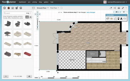 Floorplanner Basics 3: Rooms and Surfaces